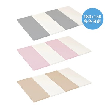 【贈滾球軌道組】JOLLY 莫蘭迪雙色地墊180x150x4公分(多色可選)遊戲地墊 折疊地墊