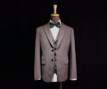 條紋西裝外套-HG057