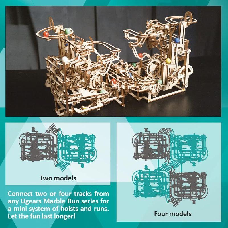 Ugears ユーギアーズ マーブルランステップホイスト 70157 Marble Run