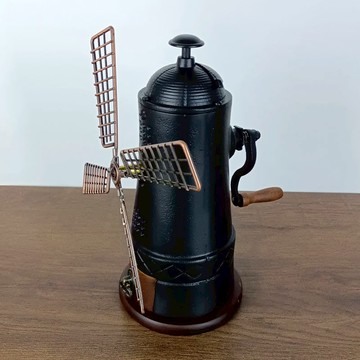 爆殺同行！免運 咖啡機 磨豆機 手搖磨豆機 研磨咖啡機 臺灣BE9358大號老式懷舊鑄鐵風車手搖磨豆機復古手動式研磨咖啡機 八折下殺 特價出 快速出貨