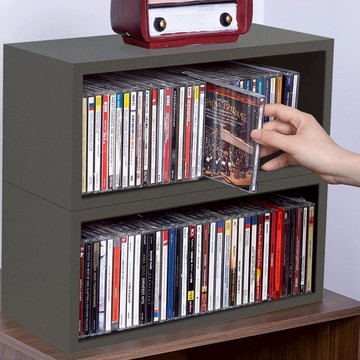 公司貨附發票 唱片收納架 CD收納櫃 桌面光盤收納盒游戲CD格子展示架光盤置物架LP唱片收納架 最低價 快速出貨