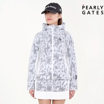 【ṔEARLY GATES】女款白色輕量防水外套適合戶外活動展現美腿外套 JLU60104