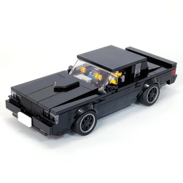 積木佳磚跨境玩具外貿MOC104472八格車模小顆粒益智lazada熱賣