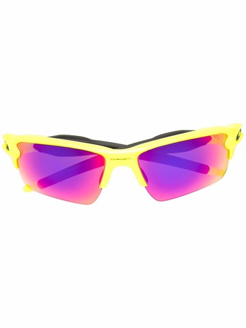 Oakley - tinted-lens square-frame sunglasses - men - Acetate - 59 - Yellow
