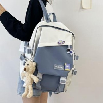 【限量特賣】 高中生書包女 大學生日系韓版揹包  簡約雙肩後背包  潮流揹包女