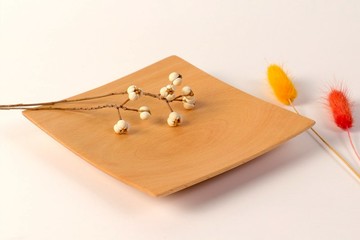 閒情 和風角盤 L (山毛櫸/核桃木)