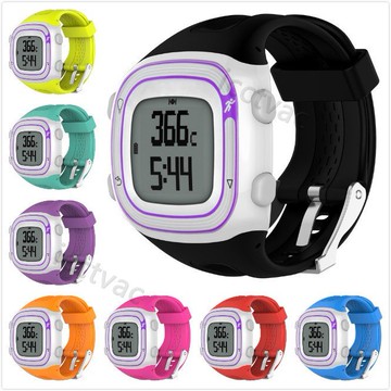（女款）佳明手錶帶 Garmin Forerunner 15手錶錶帶 矽膠錶帶 運動 游泳 GPS運動手錶錶帶替換腕帶