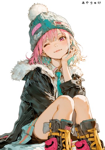 【11月新品】07-105-0061 人物貼紙 冬日女孩