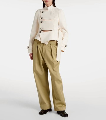 Burberry Belted cutout jacket