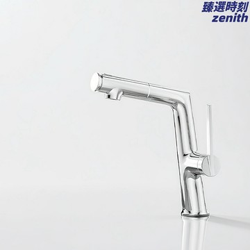 【漱口增壓】伸縮水龍頭 面盆水龍頭 廚房水龍頭 衛生間水龍頭 冷熱兩用 360°旋轉 抽拉式龍頭 紅色高端款 臺上盆洗手池專用