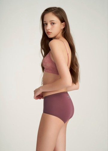 XXL Sports Day．高腰三角內褲(安哥拉紅-童年)