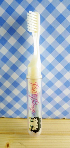 【震撼精品百貨】Betty Boop_貝蒂~旅行牙刷-白