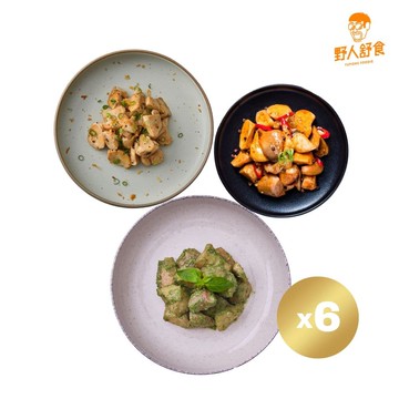 【野人舒食】舒肥杏鮑菇180g *6入