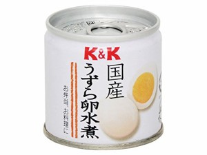 KK 国産 うずら卵水煮 EO缶 SS2号缶×6