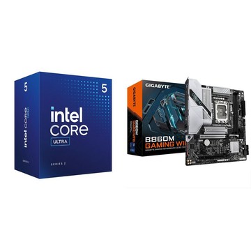 Intel 〈鈔省價〉Core U5 225+技嘉 B860M GAMING WIFI6 D5 MATX主機板