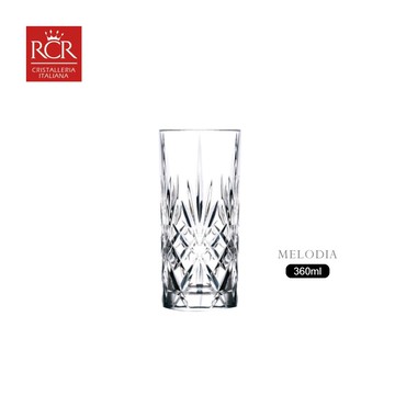 義大利RCR MELODIA系列威士忌杯 無鉛水晶玻璃 360ml水杯 烈酒杯 啤酒杯 雞尾酒杯