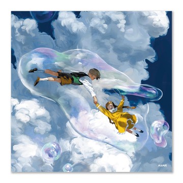 明信片 / 雲朵氣球 / NOMA 遊牧插畫系列-文具好物