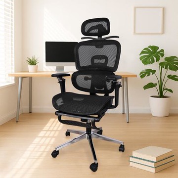 AOTTO 6D高背耐重人體工學透氣電腦椅(電腦椅 辦公椅 網椅 工學椅)