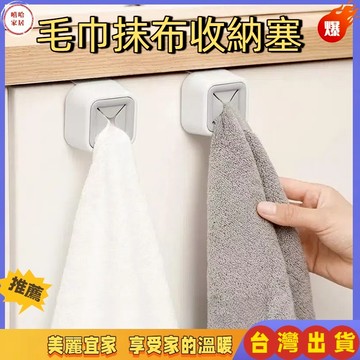 優選🏆毛巾塞 日本抹布塞 隨意塞毛巾架 免打孔廁所置物架浴室厨房神器擦手巾塞抹布掛勾