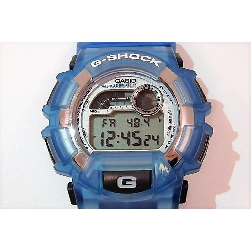 カシオ CASIO G-SHOCK Gショック メンズ 腕時計 DW 9500 US オープン サーフィン モデル シルバー ブルー 文字盤 SS  ナイロン NATO バンド【中古】 ht2029 | LINEブランドカタログ