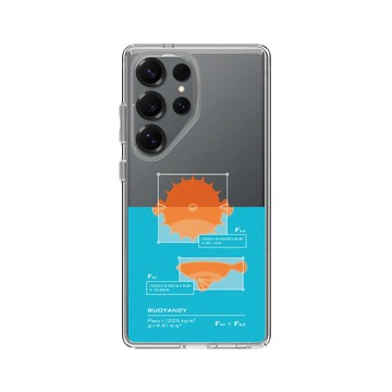 Galaxy S25 Ultra Clear 透明 - Ocean Collection: Let's Sea 海洋系列：一路向海 - 河豚浮力公式