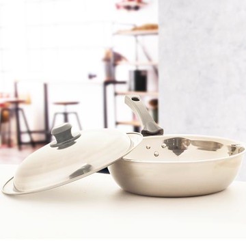 台灣好鍋 加賀七層不鏽鋼平底鍋(28cm)