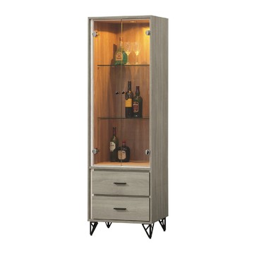 ASSARI 金碧2.2尺展示櫃(寬67x深40x高186cm)