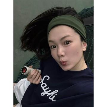 寬版時髦運動風！發帶百搭健身束發帶簡約透氣吸汗運動彈力頭帶女