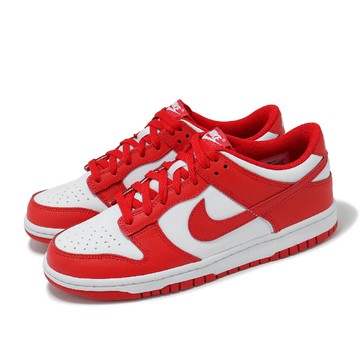 休閒鞋 Dunk Low GS 大童 女鞋 紅 正紅 白 低筒 FB9109-119