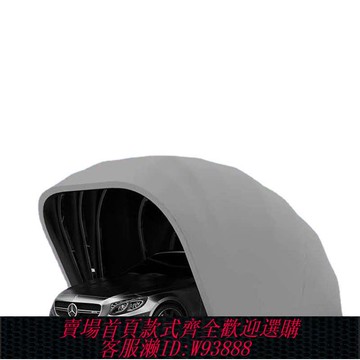 {可刷卡 打統編}不銹鋼半自動移動車庫折疊伸縮車棚液壓遮陽棚防暴曬汽車停車棚