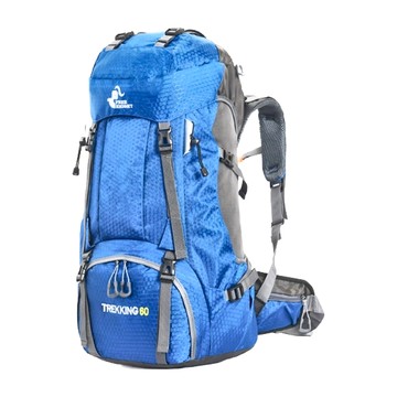 Free Knight 自由騎士 60L 雙肩旅行登山包 防水耐磨大容量  68 x 33 x 20cm  深藍色