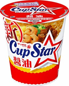 サッポロ一番 カップスターしょうゆ 72g*12個