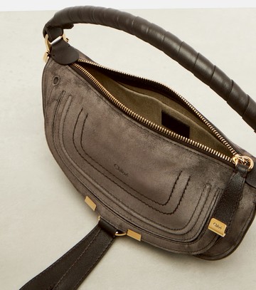 Chloé Marcie Mini suede shoulder bag