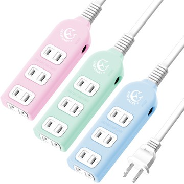 成電牌 2P延長線3+1座(CT-2042B)