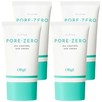 OBgE 台灣公司貨 控油清爽防曬乳  4個  50ml