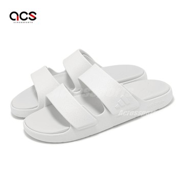 adidas 拖鞋 Znsory Sandal 男鞋 女鞋 灰白 雙帶 涼拖鞋 愛迪達 JI1856