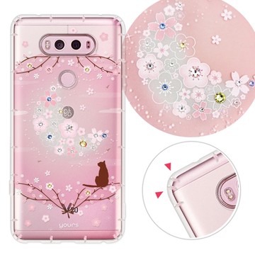 YOURS Google 全系列 彩鑽防摔手機殼-月櫻谷(Pixel9ProXL/Pixel8a/8Pro/Pixel7a/7Pro/Pixel6a/Pixel4)