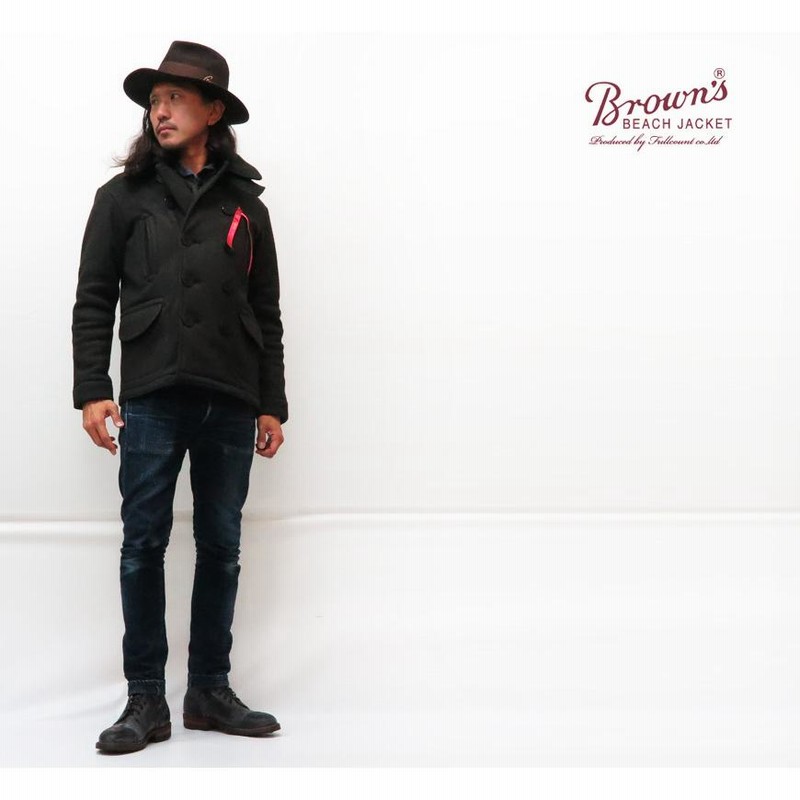 BROWN'S BEACH ブラウンズビーチ ビーチクロス ピーコート PEA