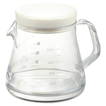 AKEBONO 曙產業 透明輕量咖啡壺 TW-3731 白色  1個  單品  500ml