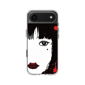 iPhone Air Clear Case（相機按鈕） 透明 - 伊藤潤二驚選集 Junji Ito - 抽色設計款 - 富江