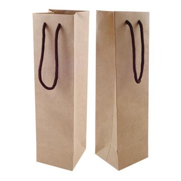 手提赤牛酒紙袋/棉繩/厚磅單瓶/5個/包