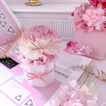 快速出貨💋送給女神【Floral M】浪漫女神香氛擴香花櫻花粉（贈送5ml香氛油）摩羯座生日快樂