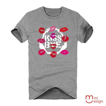 Minidesign-鯊魚嘴潮流設計短T 五色