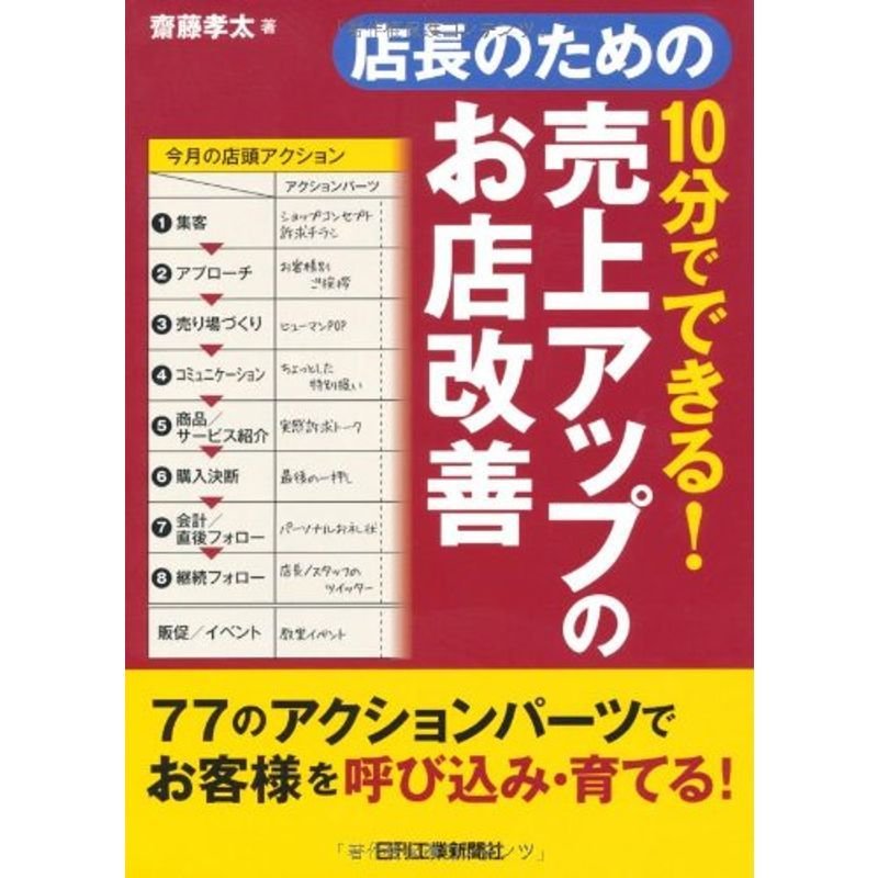 店長のための10分でできる売上アップのお店改善