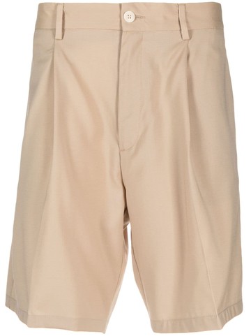 Costumein - three-pocket chino shorts - men - Virgin Wool - 46 - Neutrals