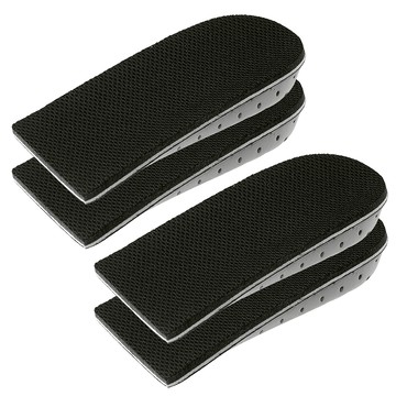 BASE ALPHA ESSENTIALS 記憶海綿增高鞋墊套組  黑色  2cm  2組