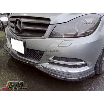 JPM 全新 賓士 M-Benz 前下巴 W204 後期 CLASS GH style (非AMG車款適用) 碳纖維材質