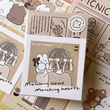 Picnic x Bunny 明信片套組