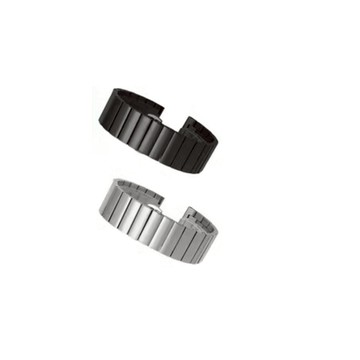 【一珠竹節鋼錶帶】Garmin Vivomove HR 共用 錶帶寬度 20mm 智慧手錶運動時尚透氣防水