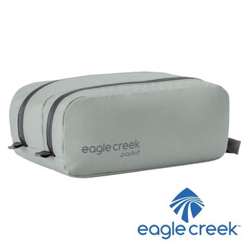 【EAGLE CREEK】雙層大開口防潑水盥洗包『STGR銀灰』EC40427
